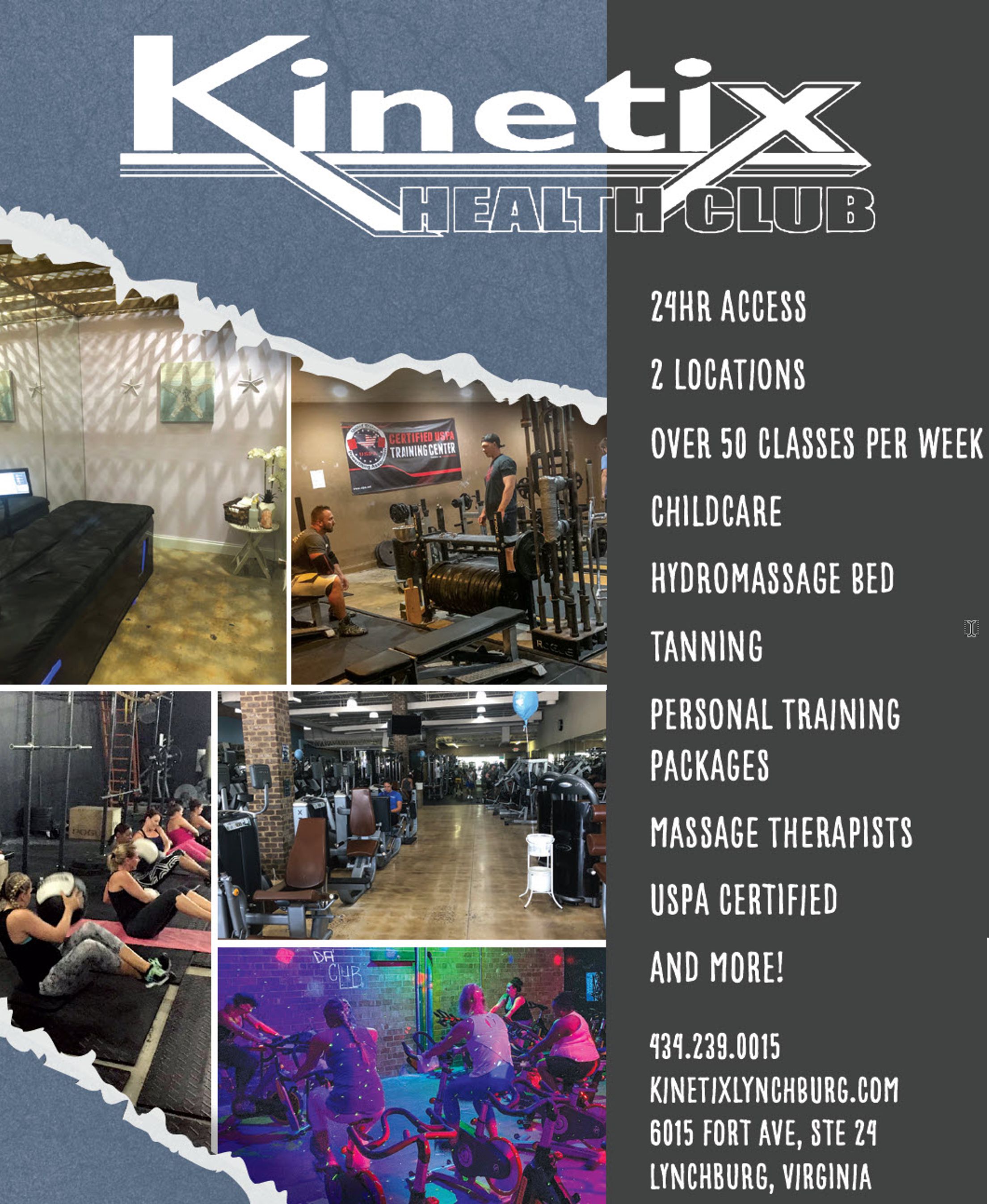 Kinetix Health Club, Gym, Personal Training